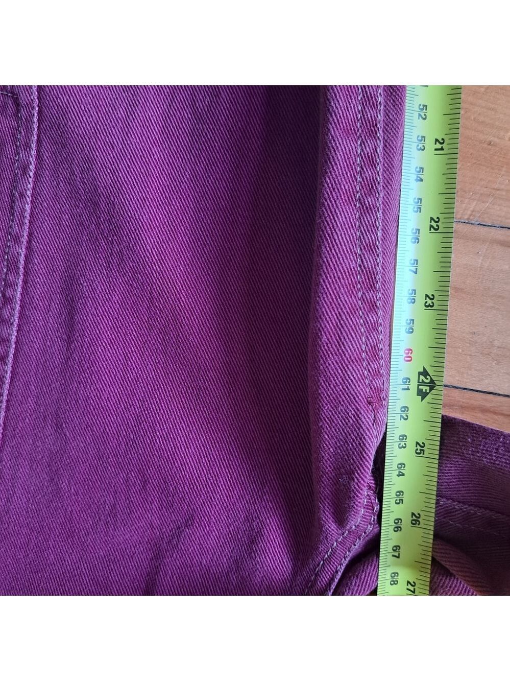 Twik Organic Cotton Cargo Pants | Burgundy | High Waist | Petite Small - Picture 5 of 10